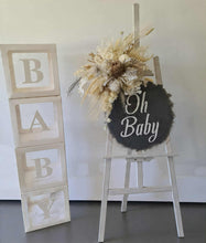 Load image into Gallery viewer, Boho neutral Baby Shower welcome sign - HIRE ONLY