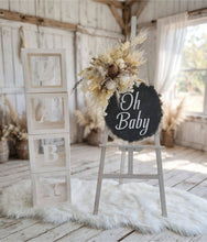Load image into Gallery viewer, Boho neutral Baby Shower welcome sign - HIRE ONLY