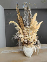 Load image into Gallery viewer, Boho neutral Baby Shower welcome sign & medium urn - HIRE ONLY