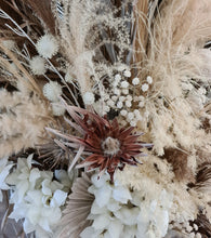 Load image into Gallery viewer, Tall Boho Rustic flowers urn - XL - HIRE ONLY