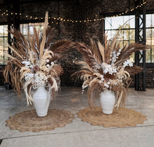 Load image into Gallery viewer, Boho Rustic flowers urn - LARGE - HIRE ONLY