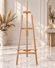 Load image into Gallery viewer, Golden Easel for welcome sign - HIRE ONLY