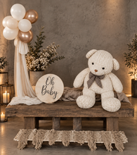 Load image into Gallery viewer, Baby shower – Nude colour XL bear - HIRE ONLY