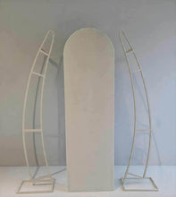 Load image into Gallery viewer, Set of 3 White Curved backdrop arch frames - HIRE ONLY