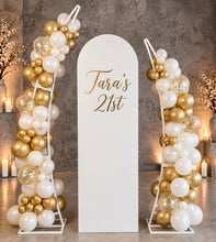 Load image into Gallery viewer, Set of 3 White Curved backdrop arch frames - HIRE ONLY