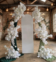 Load image into Gallery viewer, Set of 3 White Curved backdrop arch frames - HIRE ONLY
