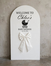 Load image into Gallery viewer, Foldable plain white arch backdrop - 1.8m - HIRE ONLY
