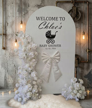Load image into Gallery viewer, Foldable plain white arch backdrop - 1.8m - HIRE ONLY