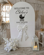 Load image into Gallery viewer, Foldable plain white arch backdrop - 1.8m - HIRE ONLY