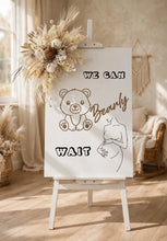 Load image into Gallery viewer, Baby shower neutral welcome sign w flowers - HIRE ONLY