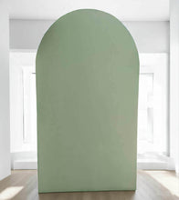 Load image into Gallery viewer, Arch Backdrop sage green – 2.17m tall - HIRE ONLY