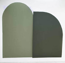 Load image into Gallery viewer, Arch Backdrop sage green – 2.17m tall - HIRE ONLY
