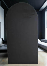 Load image into Gallery viewer, Plain black arch backdrop – 1.83m tall - HIRE ONLY
