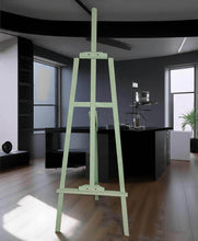 Load image into Gallery viewer, Sage green wooden easel – 1.55m - HIRE ONLY