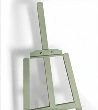 Load image into Gallery viewer, Sage green wooden easel – 1.55m - HIRE ONLY