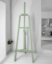 Load image into Gallery viewer, Sage green wooden easel – 1.55m - HIRE ONLY