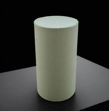 Load image into Gallery viewer, Sage green cylinder cake stand / plinth - 60cm - HIRE ONLY