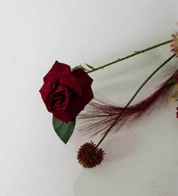 Load image into Gallery viewer, Burgundy / dark red hanging flowers MEDIUM – arch, backdrop, arbour - HIRE ONLY