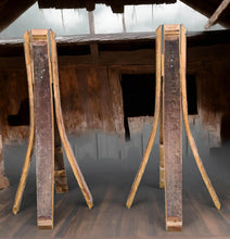 Load image into Gallery viewer, Rustic flower stand (no flowers) 1m tall - HIRE ONLY