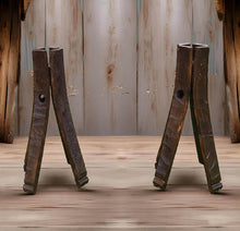 Load image into Gallery viewer, Rustic flower / mirror stand (no flowers/mirror) - 77cm tall - HIRE ONLY