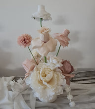 Load image into Gallery viewer, Boho blush romantic table / aisle flowers - HIRE ONLY
