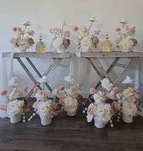 Load image into Gallery viewer, Boho blush romantic table / aisle flowers - HIRE ONLY