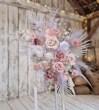 Load image into Gallery viewer, Boho blush romantic hanging flowers LARGE - HIRE ONLY