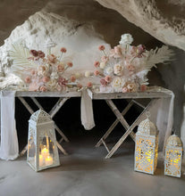 Load image into Gallery viewer, Boho blush romantic floor / plinth / table flowers - HIRE ONLY