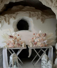 Load image into Gallery viewer, Boho blush romantic floor / plinth / table flowers - HIRE ONLY