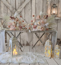 Load image into Gallery viewer, Boho blush romantic floor / plinth / table flowers - HIRE ONLY