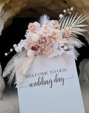 Load image into Gallery viewer, Boho blush romantic hanging flowers MEDIUM - HIRE ONLY