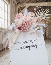 Load image into Gallery viewer, Boho blush romantic hanging flowers MEDIUM - HIRE ONLY