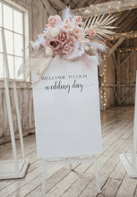 Load image into Gallery viewer, Boho blush romantic hanging flowers MEDIUM - HIRE ONLY