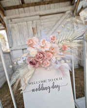 Load image into Gallery viewer, Boho blush romantic hanging flowers MEDIUM - HIRE ONLY