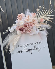 Load image into Gallery viewer, Boho blush romantic hanging flowers MEDIUM - HIRE ONLY