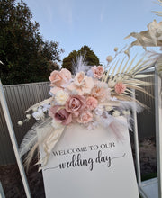 Load image into Gallery viewer, Boho blush romantic hanging flowers MEDIUM - HIRE ONLY