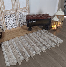 Load image into Gallery viewer, Boho Tassel rug – additional décor - HIRE ONLY