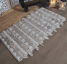 Load image into Gallery viewer, Boho Tassel rug – additional décor - HIRE ONLY