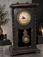 Load image into Gallery viewer, Rustic antique mantel clock – additional decor - HIRE ONLY