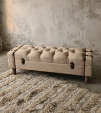 Load image into Gallery viewer, Unique Boho ottoman / bench seat – additional decor - HIRE ONLY