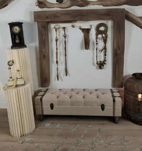 Load image into Gallery viewer, Unique Boho ottoman / bench seat – additional decor - HIRE ONLY