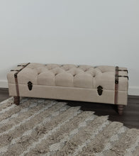 Load image into Gallery viewer, Unique Boho ottoman / bench seat – additional decor - HIRE ONLY