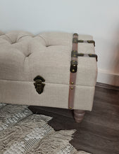 Load image into Gallery viewer, Unique Boho ottoman / bench seat – additional decor - HIRE ONLY