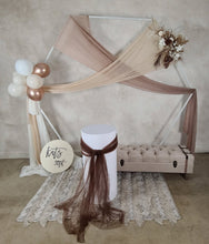 Load image into Gallery viewer, Hexagonal Backdrop Neutral & Nude colours – Package 2 - HIRE ONLY