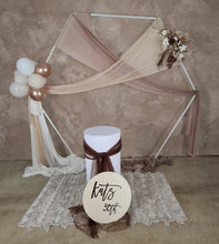Load image into Gallery viewer, Hexagonal Backdrop Neutral & Nude colours – Package 3 - HIRE RANGE