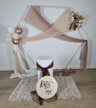 Load image into Gallery viewer, Hexagonal Backdrop Neutral & Nude colours – Package 3 - HIRE RANGE