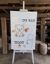 Load image into Gallery viewer, Hexagonal Backdrop Baby shower neutral / nude - Package 3 - HIRE ONLY