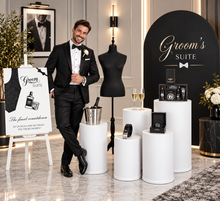 Load image into Gallery viewer, Grooms Preparation Room - Set up Option 8 - HIRE ONLY