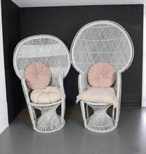 Load image into Gallery viewer, White peacock chairs Mother & Daughter Photoshoot - HIRE ONLY