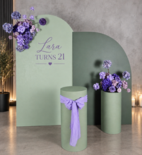 Load image into Gallery viewer, Green & purple violet Party Package - HIRE ONLY